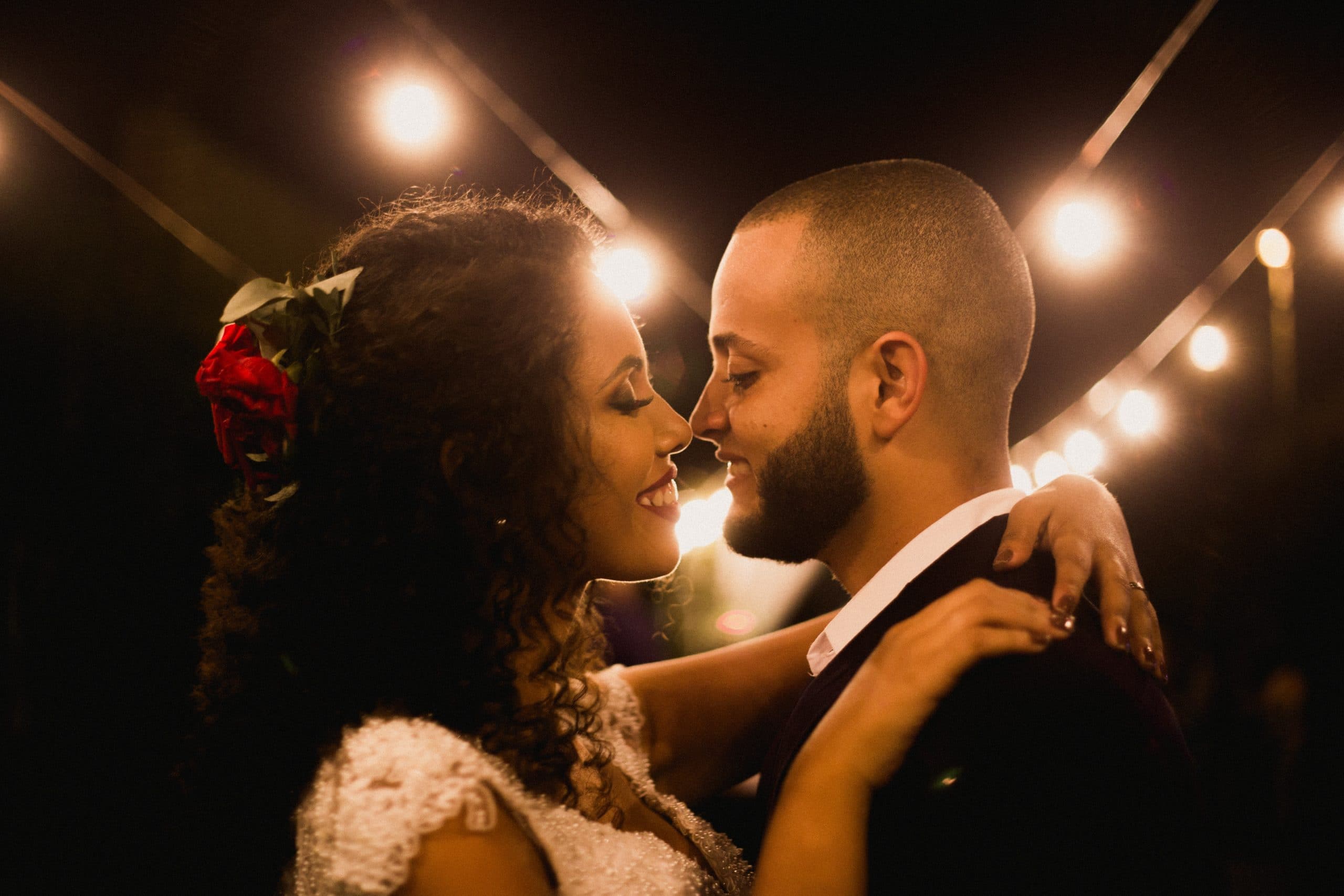 Romantic bride and groom Romantic bridal dance